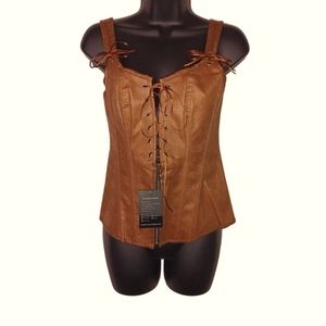 Bs Lingerie Faux Leather Corset